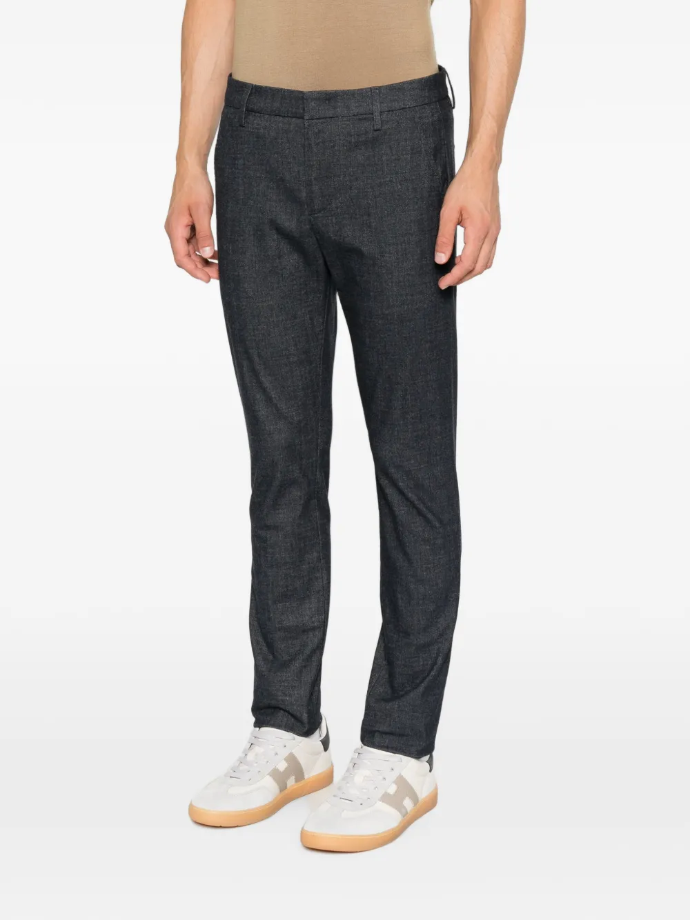 DONDUP Gaubert broek met verborgen sluiting Blauw