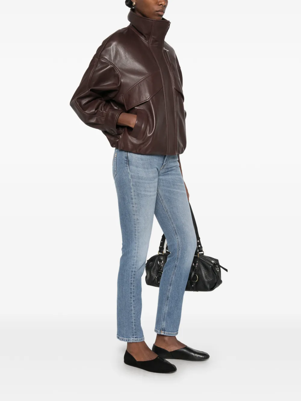 DONDUP faded slim-fit jeans Blauw