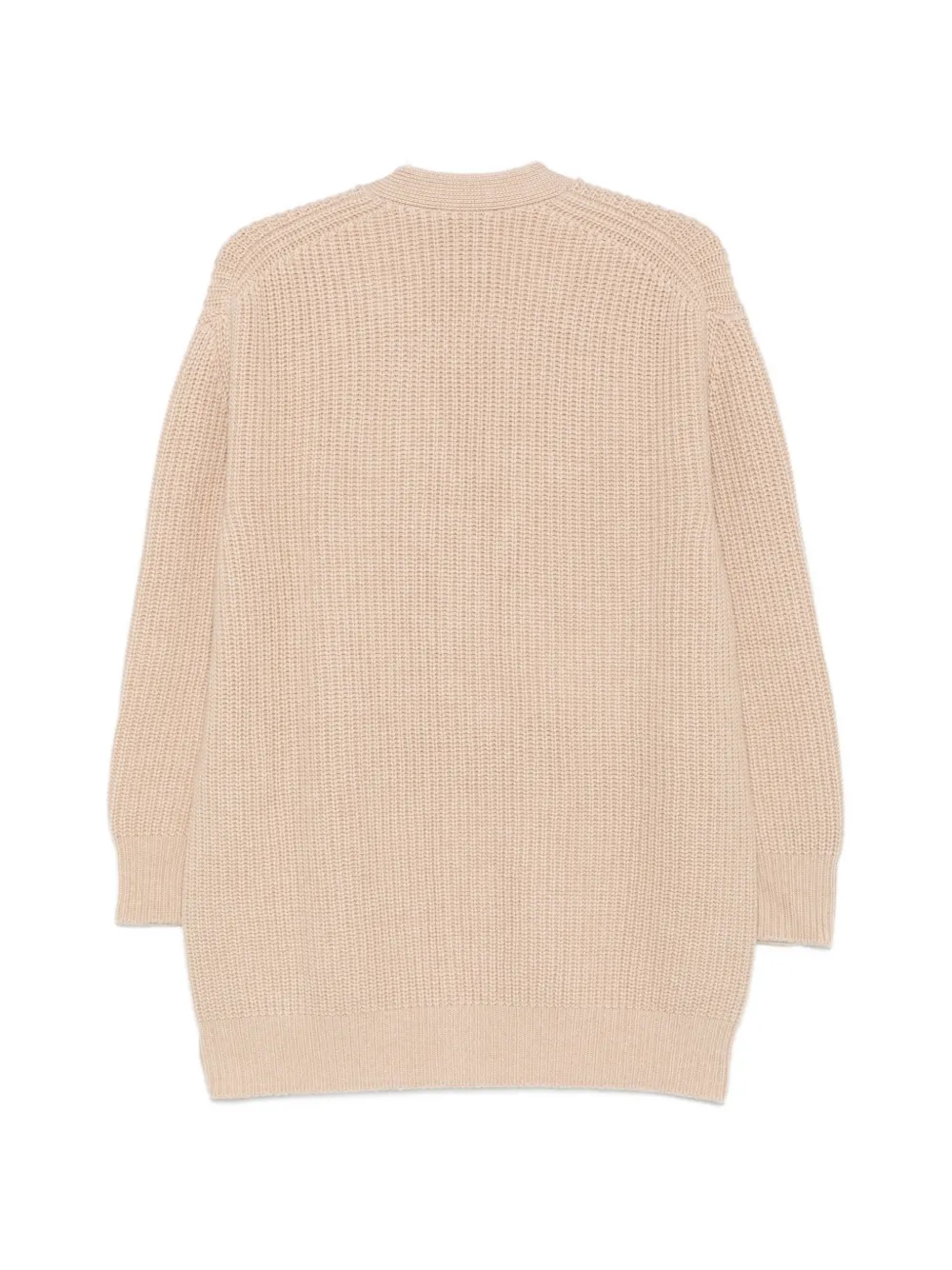 Malo Ribgebreid vest Beige