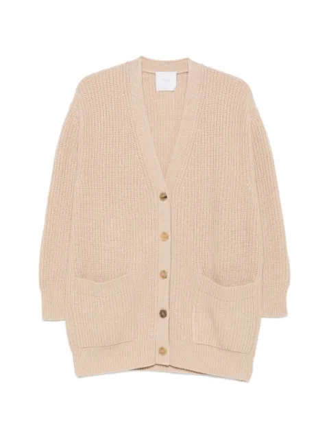Malo ribbed-knit V-neck cardigan
