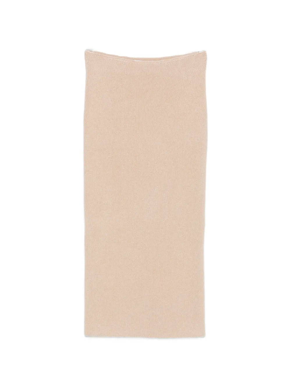 Malo ribbed-knit pencil midi skirt - Toni neutri