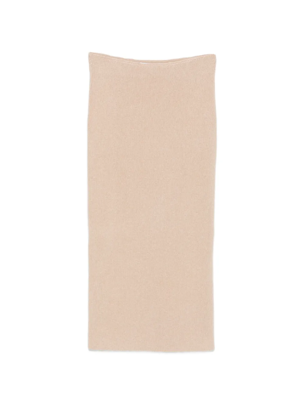 Malo ribbed-knit pencil midi skirt - Toni neutri