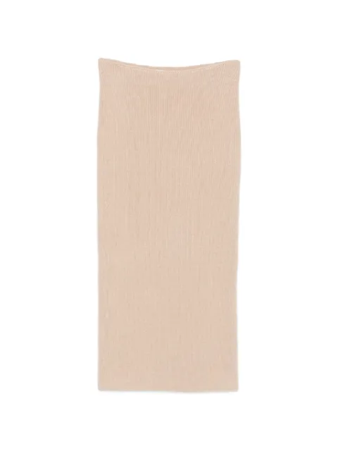 Malo ribbed-knit pencil midi skirt