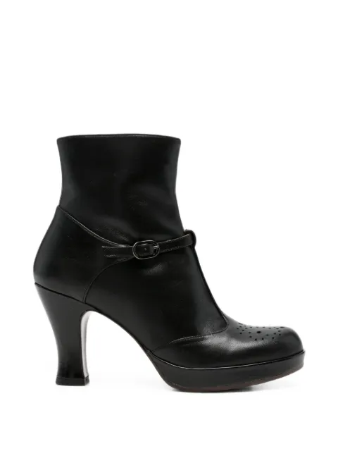 Chie Mihara perforated buckled boots