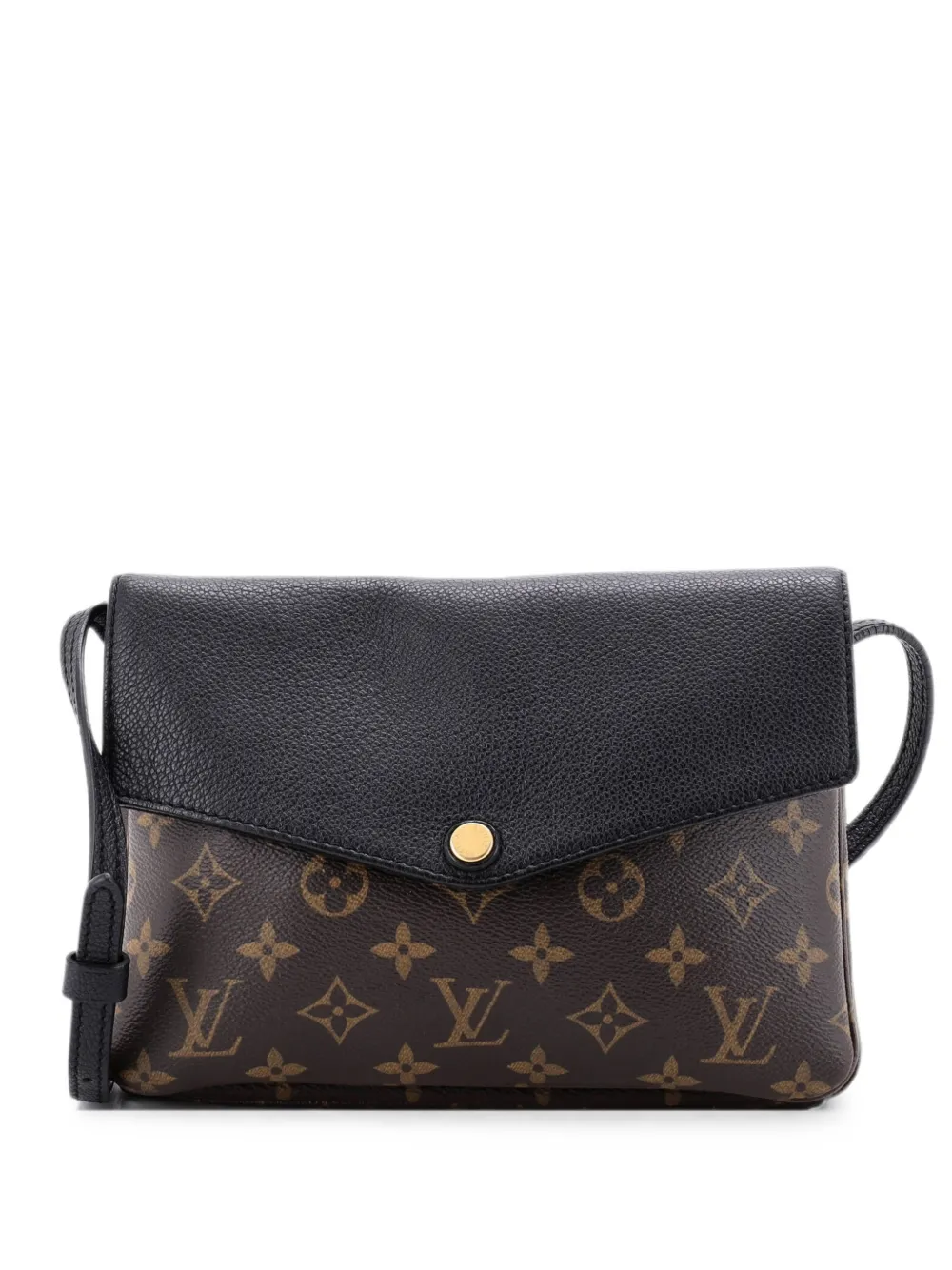 Louis Vuitton Pre-Owned Twice Umhängetasche aus Monogram-Canvas - Schwarz