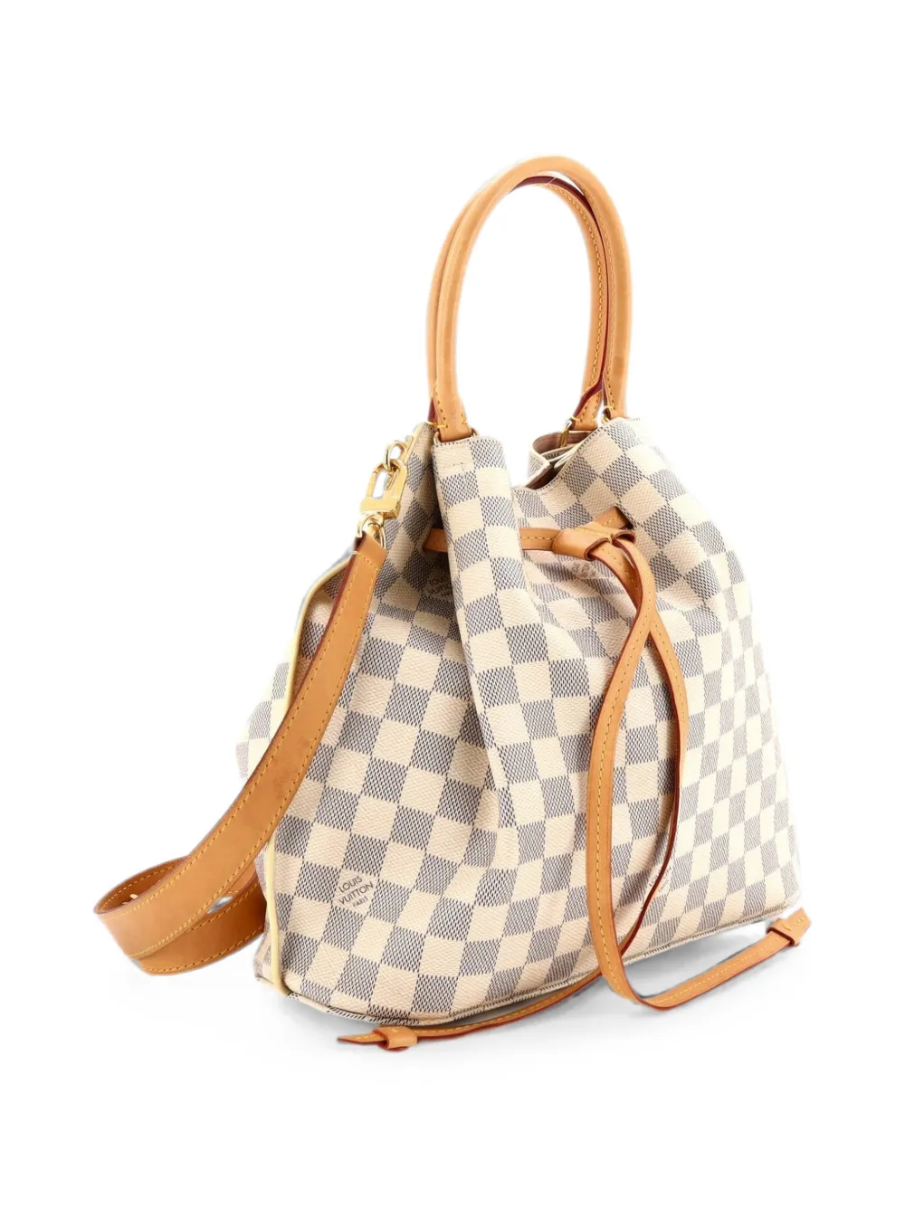 Pre-owned Louis Vuitton Girolata Handbag Damier Tote Bag In White