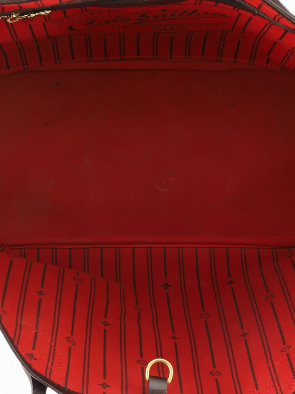Pre-owned Louis Vuitton Neverfull Damier Mm Tote Bag In Brown