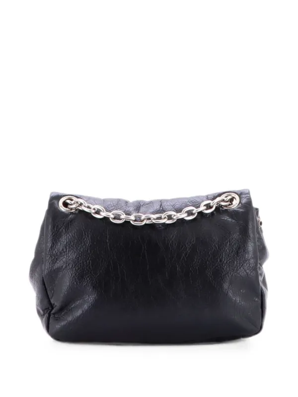 Balenciaga Pre-Owned モナコ チェーン フラップ レザー ミニ