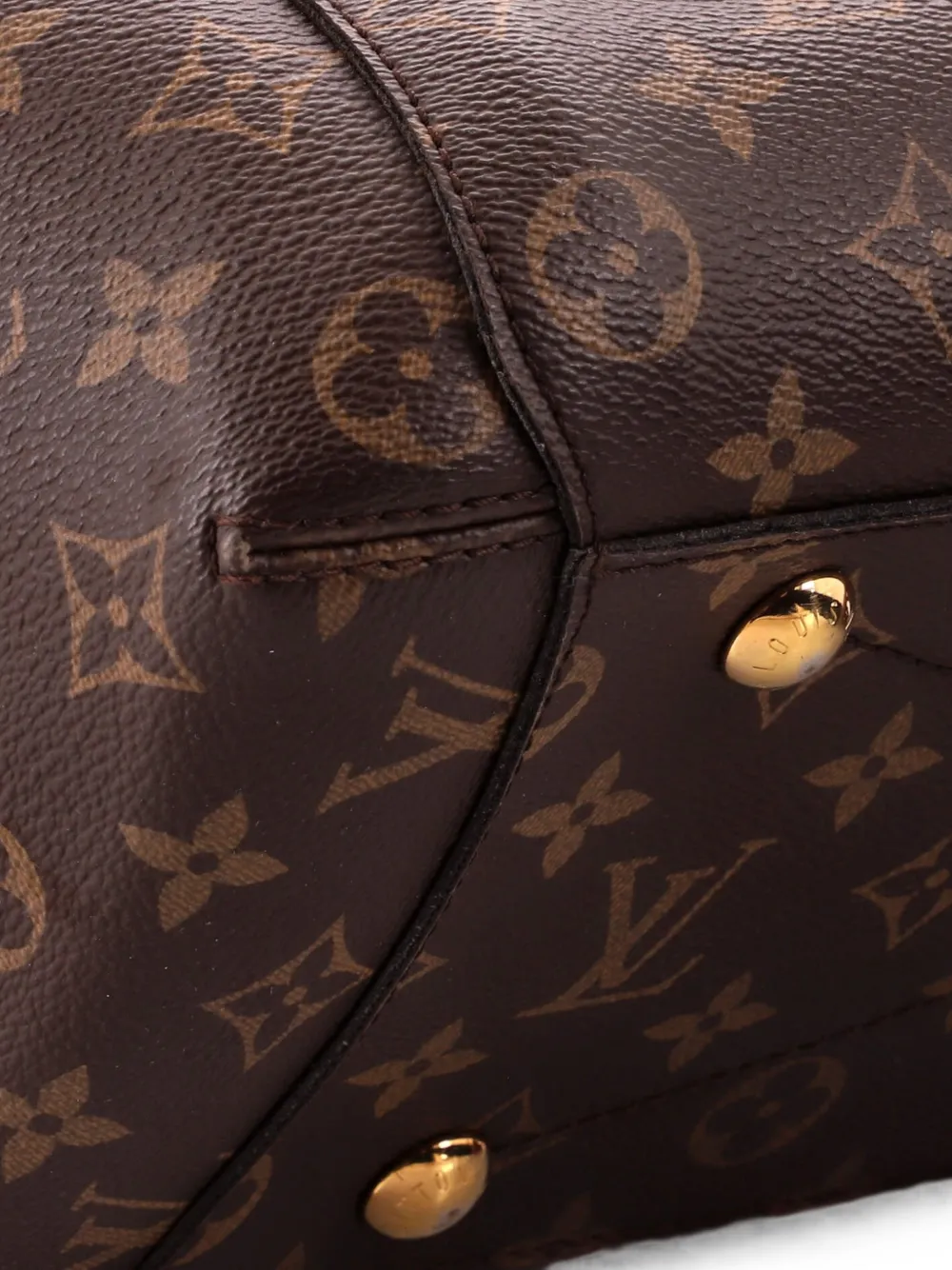 Pre-owned Louis Vuitton Montaigne Handbag Monogram Canvas Gm Tote Bag In Brown
