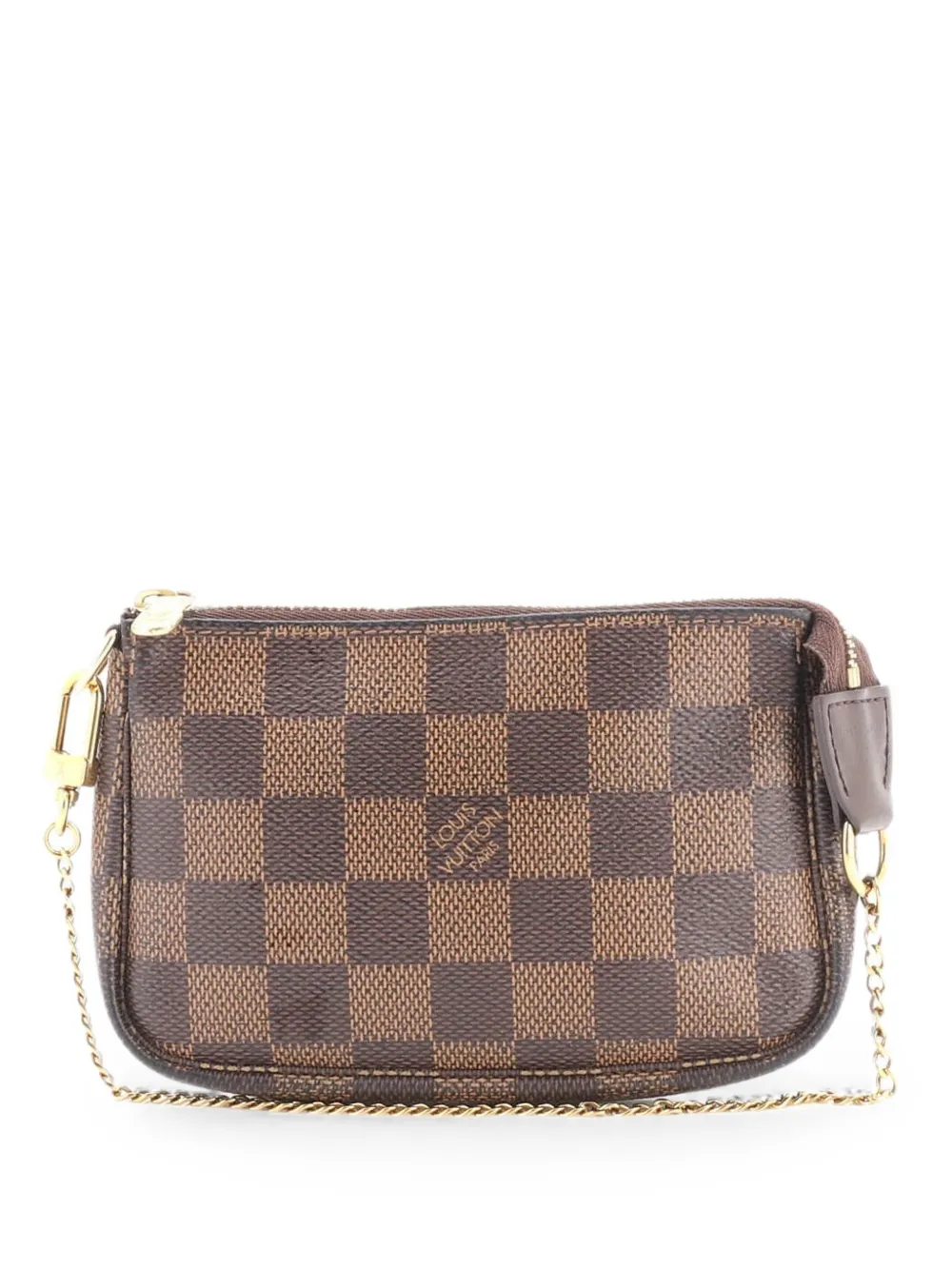 Louis Vuitton Pre-Owned Pochette Accessoires Damier Mini clutch bag - Marrone