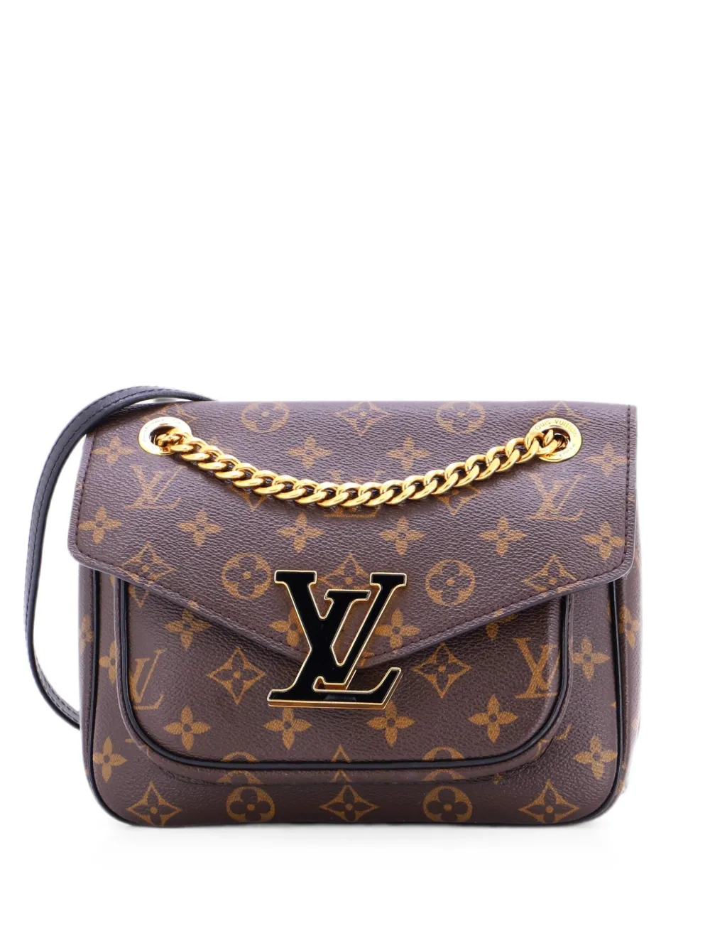 Louis Vuitton Pre-Owned Passy Monogram Canvas-Umhängetasche - Braun