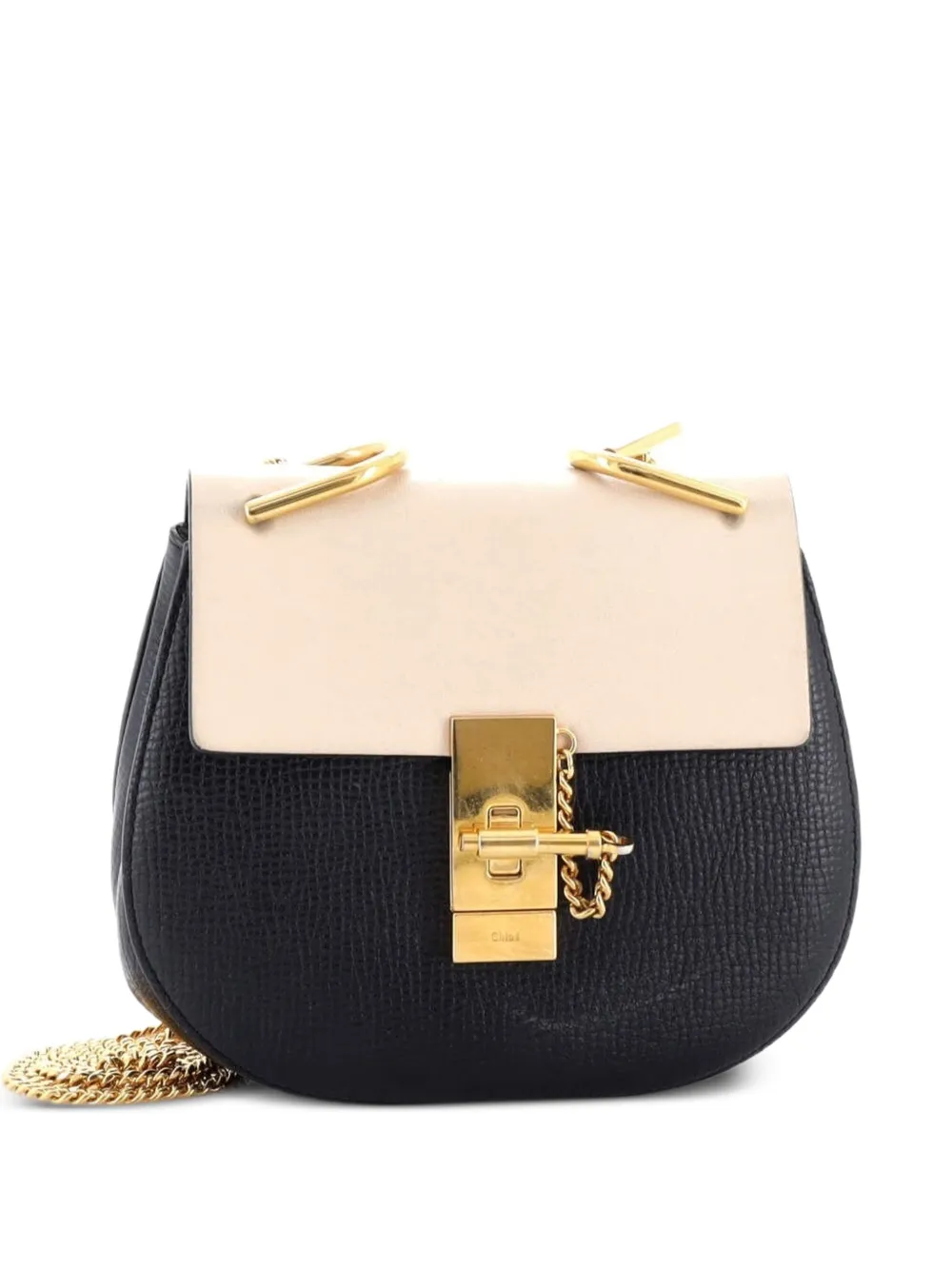 Chloé Pre-Owned Drew Perforated Leather Mini crossbody bag - Nero