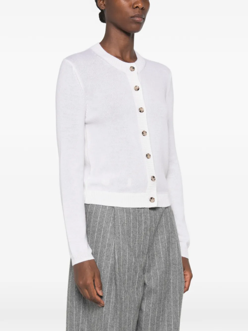 Allude Fijngebreid vest Beige