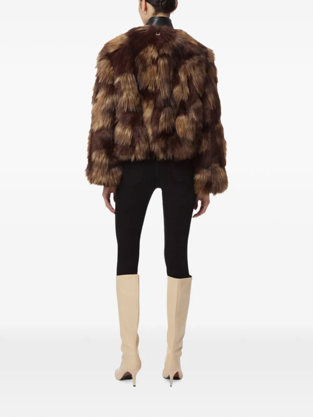 Apparis Lillet faux-fur panelled jacket Bruin