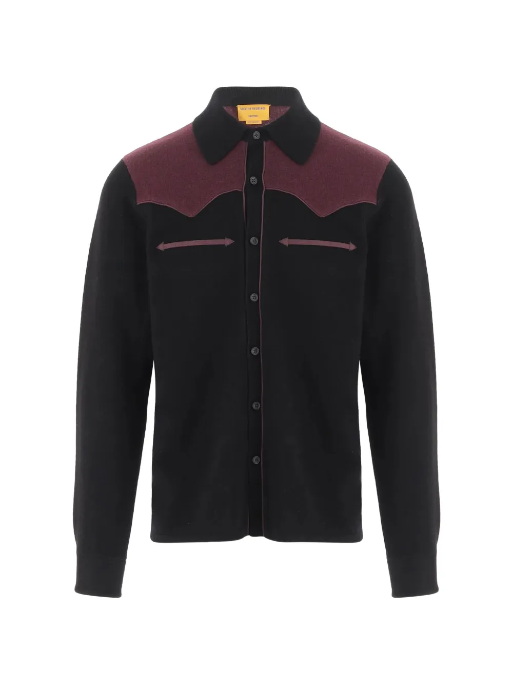 Guest In Residence Western button-up shirt Zwart