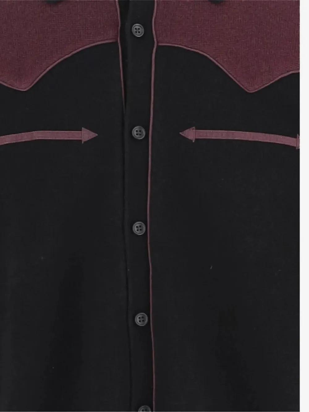 Guest In Residence Western button-up shirt Zwart