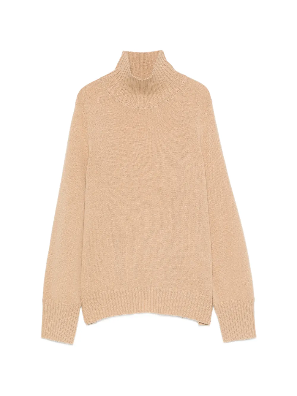Allude ribbed-knit mock-neck sweater - Toni neutri
