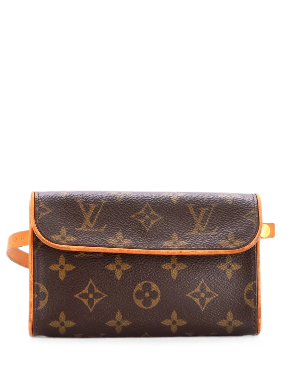 Pre-owned Louis Vuitton Florentine Waist Bag Monogram Canvas Belt Bag In Brown