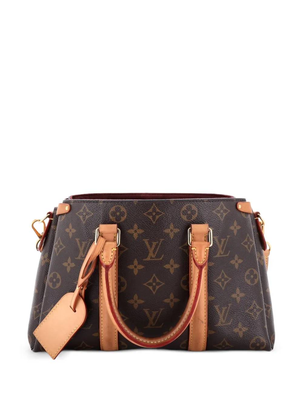 Louis Vuitton Pre-Owned Soufflot Tote Monogram Canvas with Leather BB satchel - Marrone