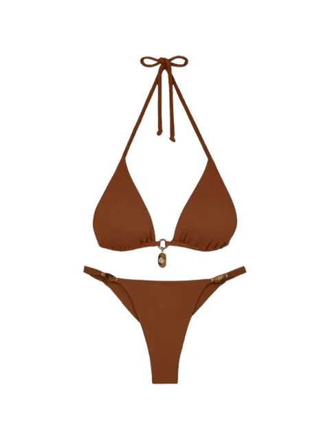 VIX PAULA HERMANNY Firenze Olivia charm-embellished bikini top