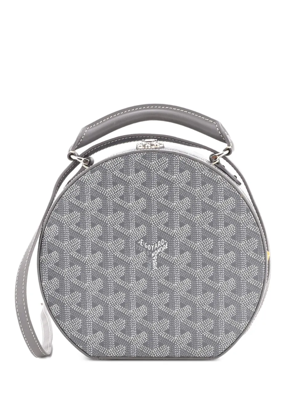 Goyard Pre-Owned Alto Hatbox Satchel-Tasche aus beschichtetem Canvas - Grau