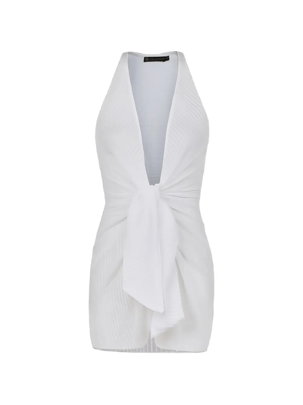 VIX PAULA HERMANNY Mita tie-waist beach cover-up - Weiß