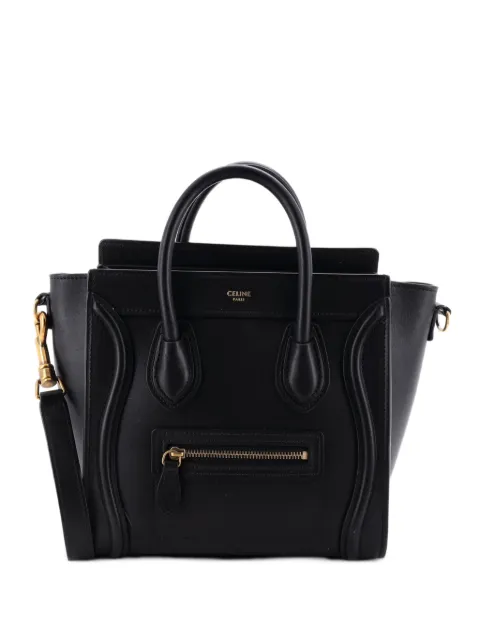 Celine Pre-Owned Luggage Bag Smooth Leather Nano crossbody bag