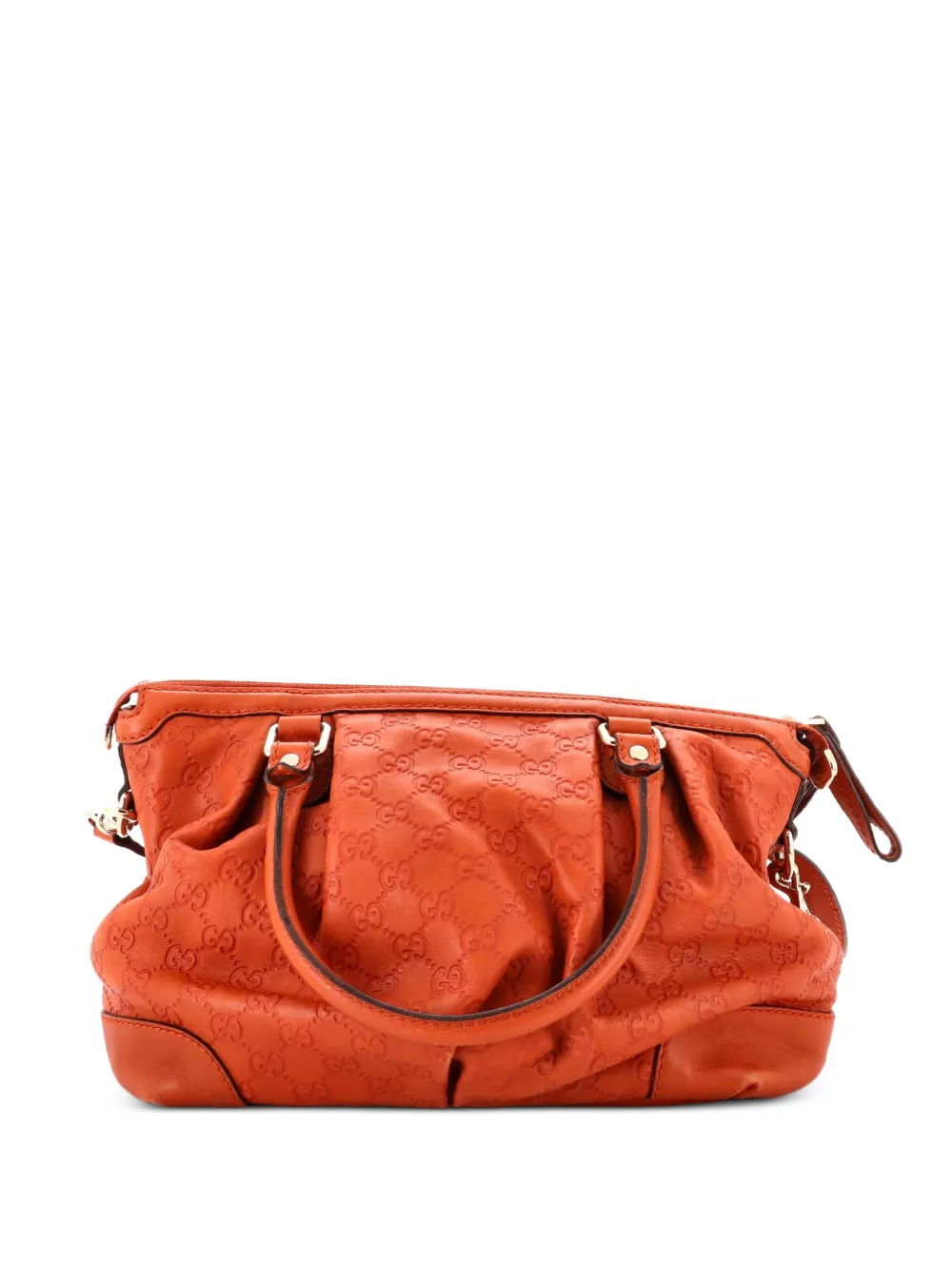 Gucci Pre-Owned Sukey Top Handle Guccissima Leather Medium satchel - Marrone