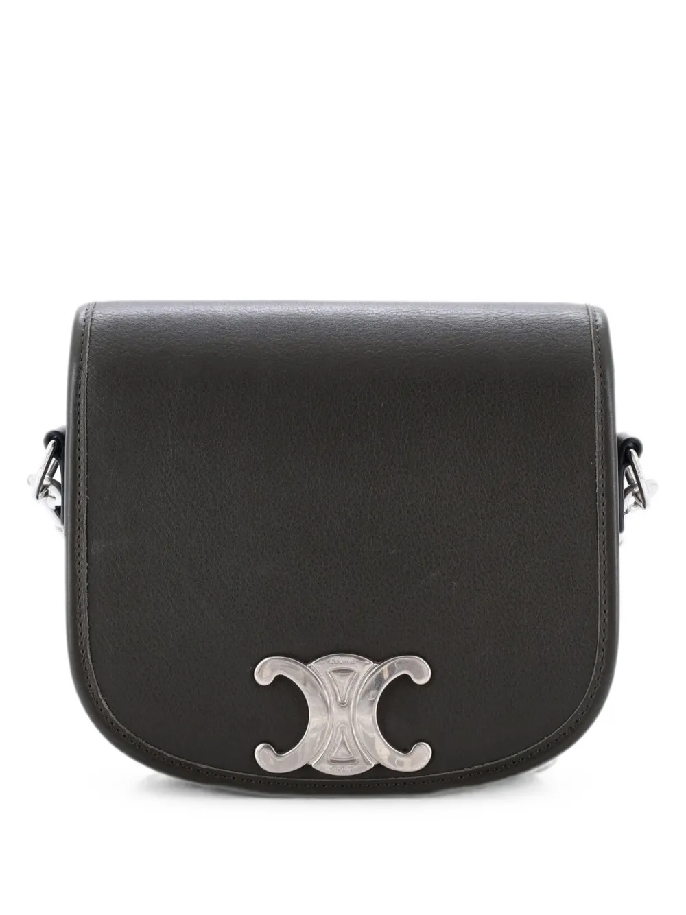 Celine Pre-Owned Besace Triomphe Leather Small shoulder bag - Green