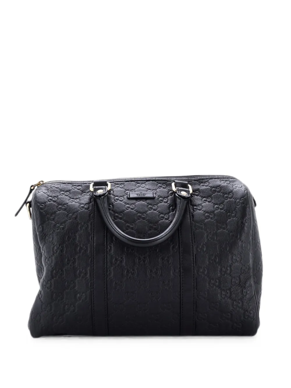 Gucci Pre-Owned Joy Boston Bag Guccissima Leather Medium handbag - Black