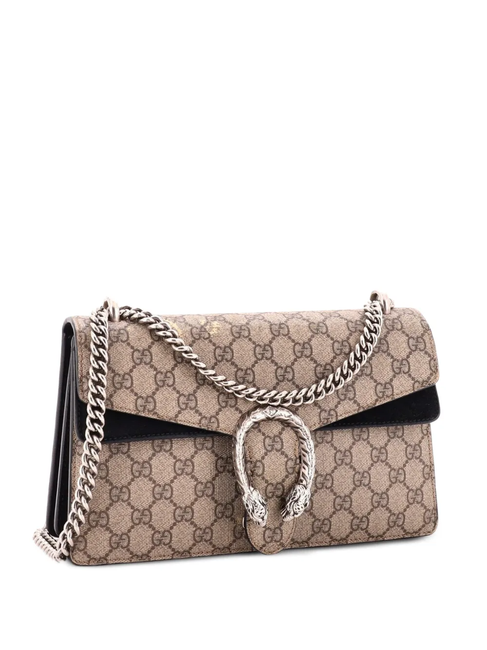 Gucci Pre-Owned Dionysus Bag GG Coated Canvas Small shoulder bag - Black