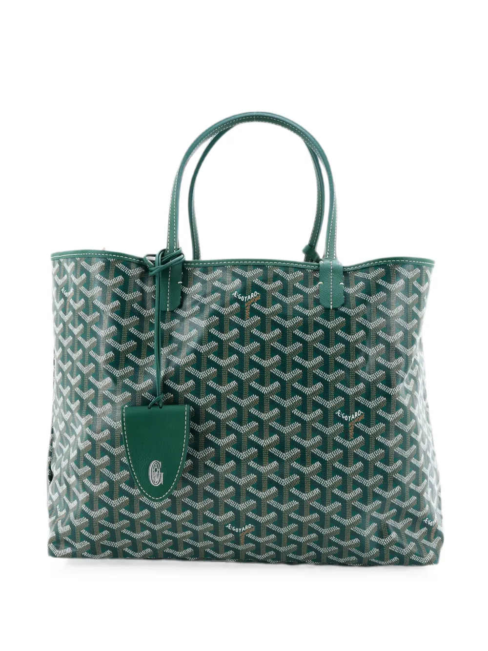 Goyard Pre-Owned Saint Louis Coated Canvas PM tote bag - Green