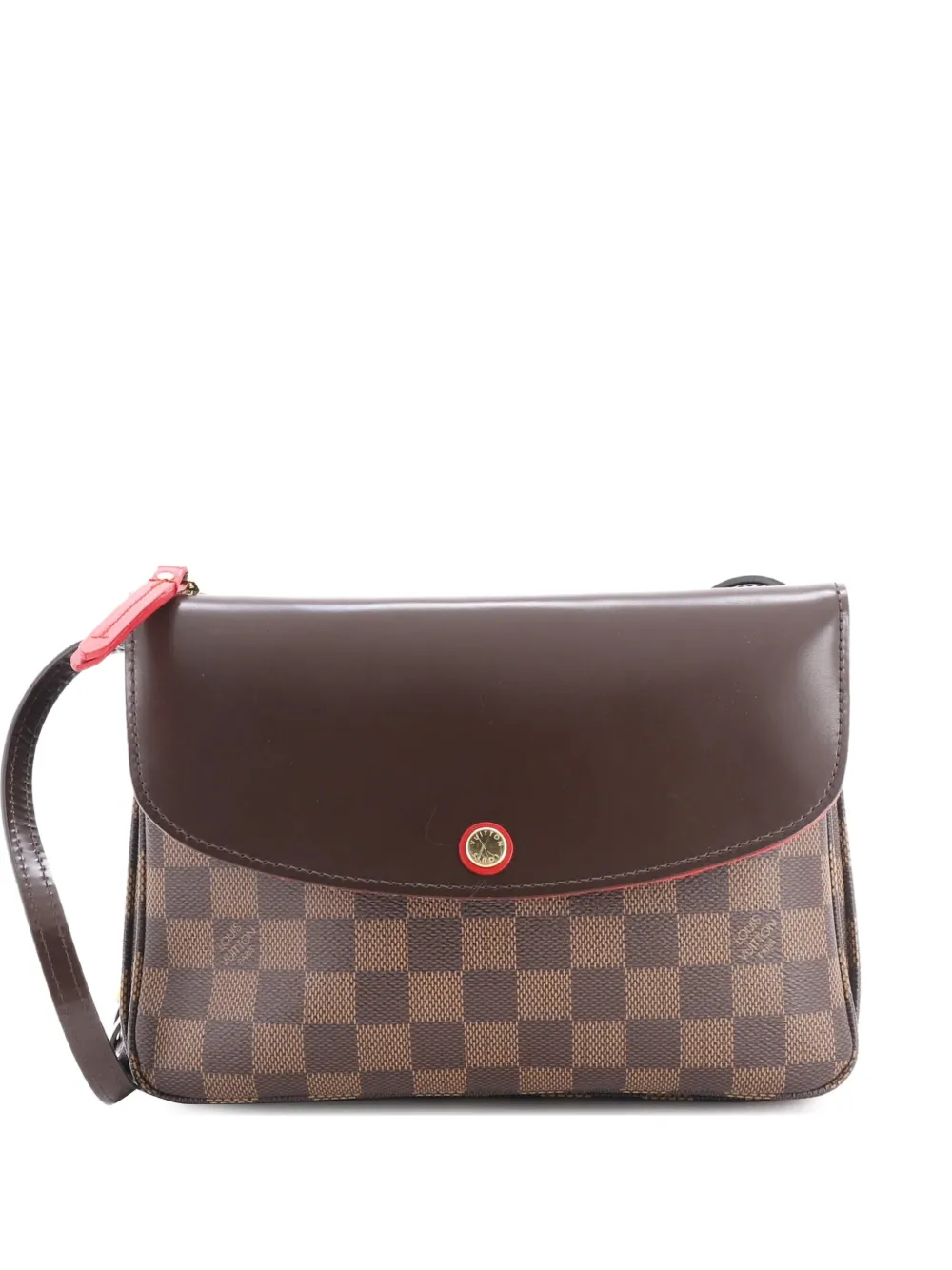 Louis Vuitton Pre-Owned Twice Handbag Damier crossbody bag - Brown