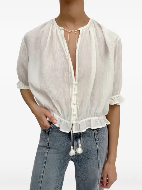 Rodebjer blouse Perla à design plissé