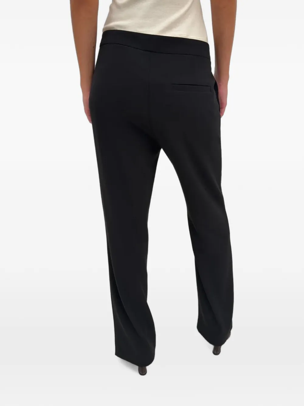 Rodebjer Aniara crêpe broek Zwart