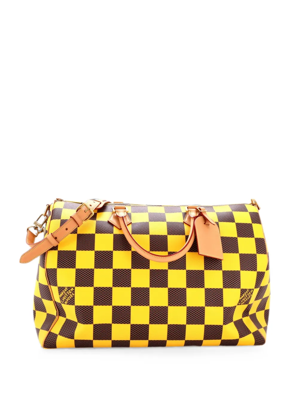 Louis Vuitton Pre-Owned Speedy Bandouliere Bag Damier Pop 50 travel bag - Marrone