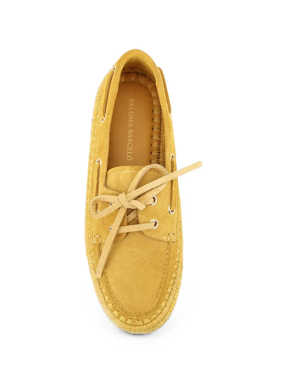 Paloma Barceló Penelope lace-up espadrilles Geel