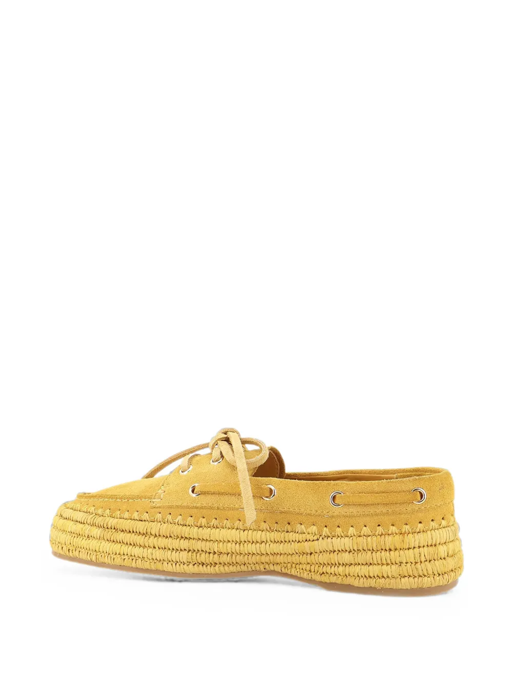Paloma Barceló Penelope lace-up espadrilles Geel