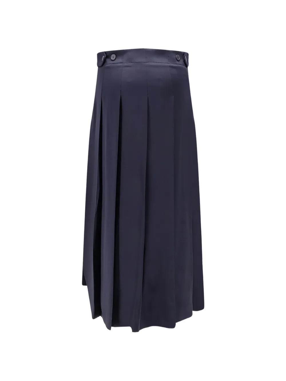 Semicouture Tempest plooirok met A-lijn Blauw