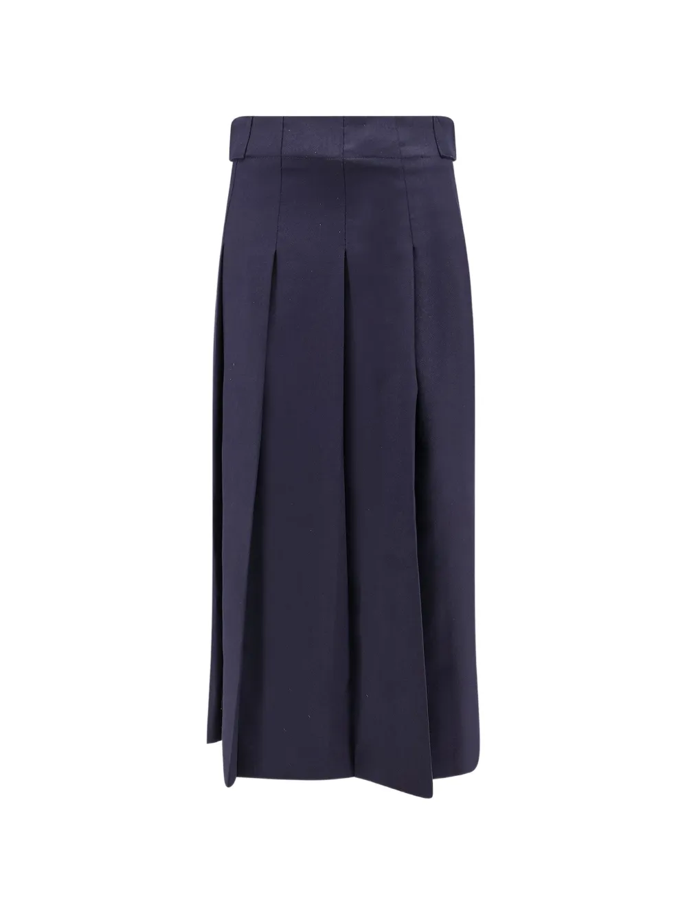 Semicouture Tempest plooirok met A-lijn Blauw