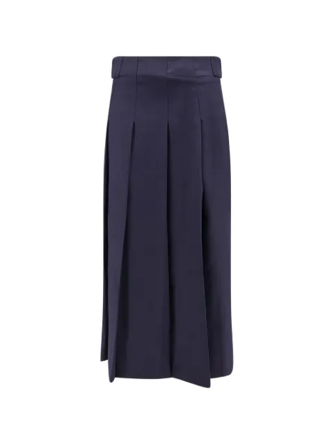 Semicouture Tempest pleated A-line skirt