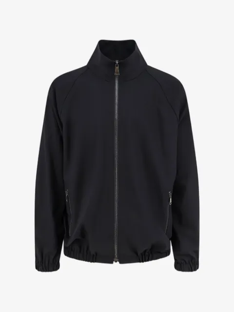 SEVEN GAUGE high-collar zip-up jacket