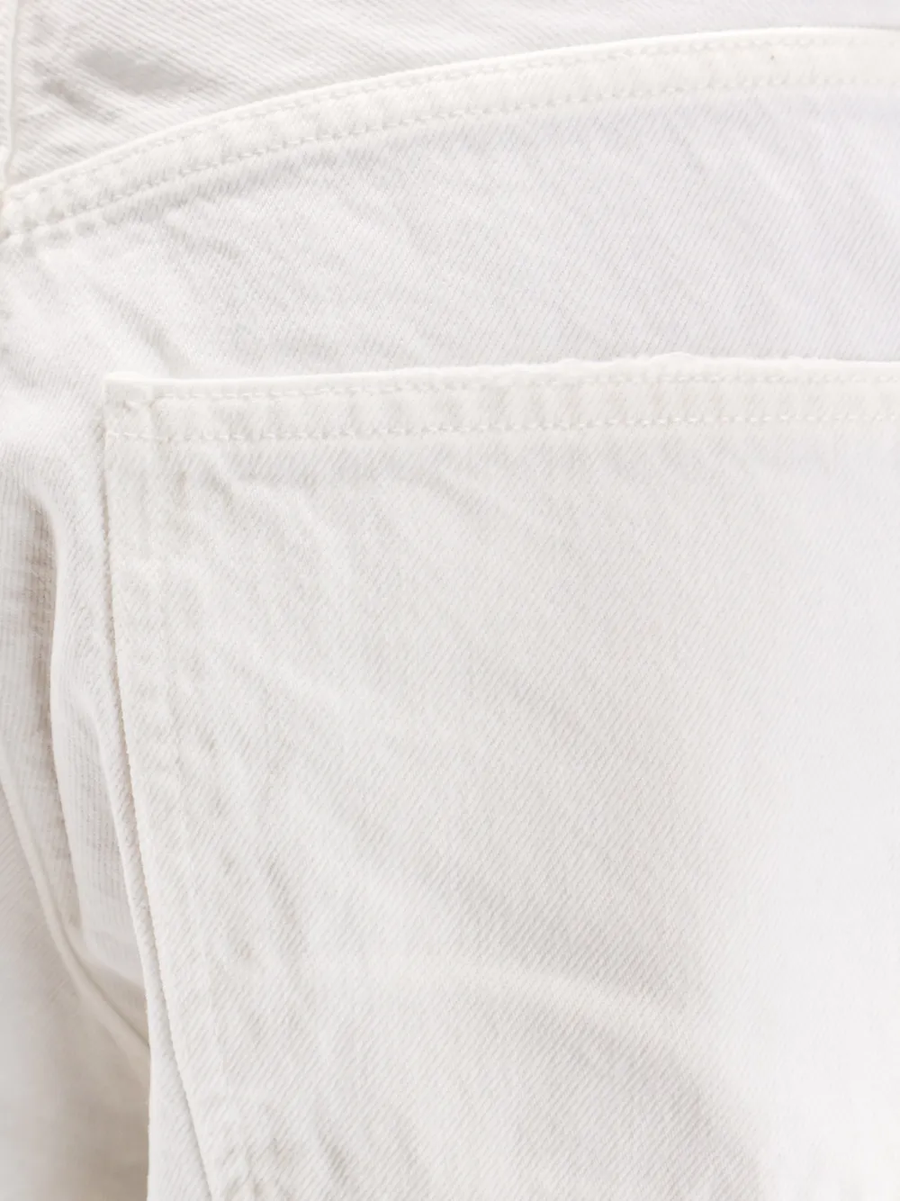 AGOLDE Straight-fit Five-pocket Jeans in White, view 3