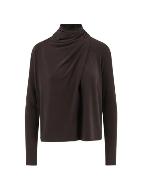 Vince draped long-sleeve top