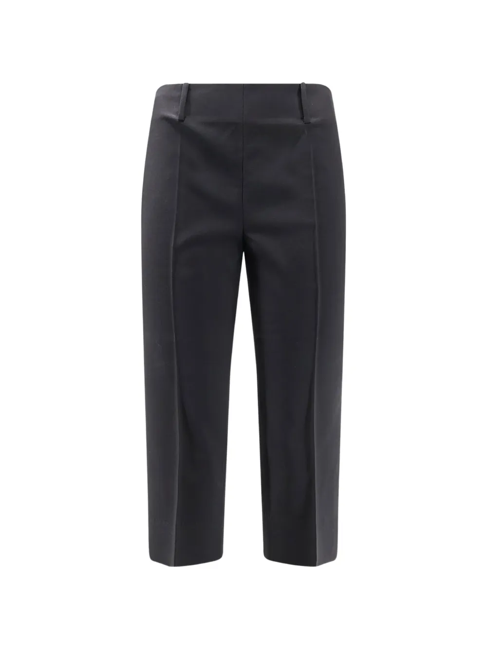 TONYWACK side-slit capri trousers - Schwarz