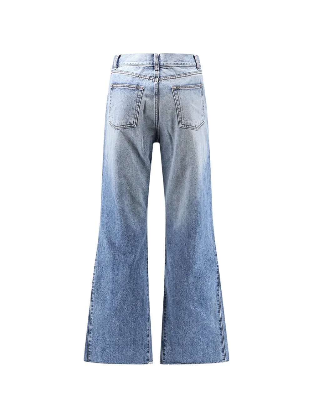 TONYWACK Re-Cut Flared jeans met vervaagd effect Blauw