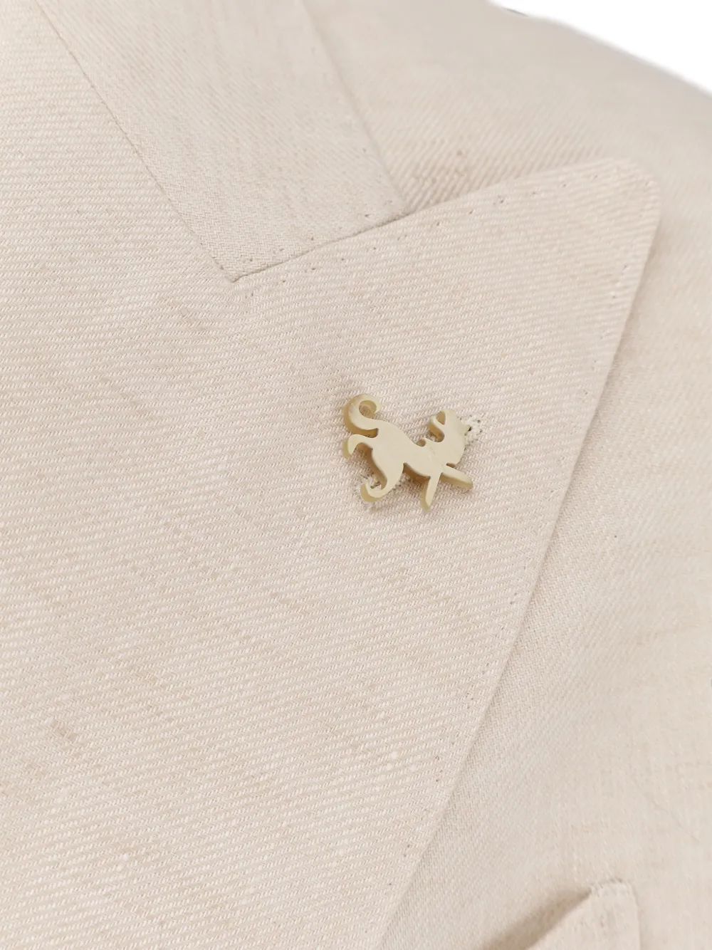 Tombolini Zero Gravity Double-breasted Suit In White