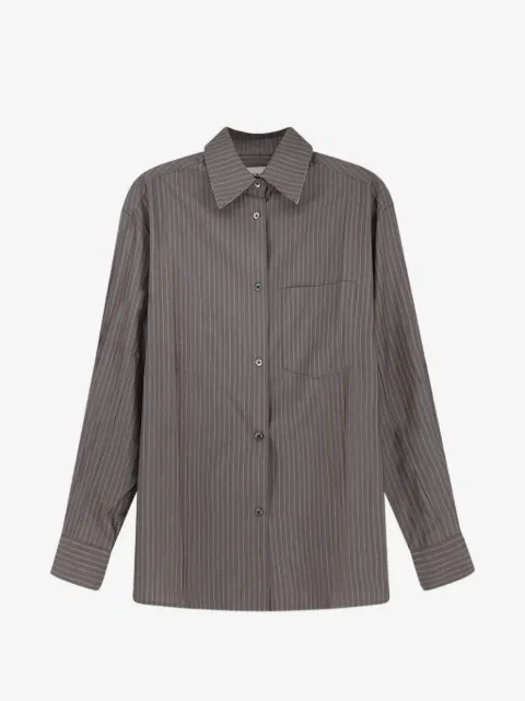 TONYWACK Gestreiftes Oversized-Hemd