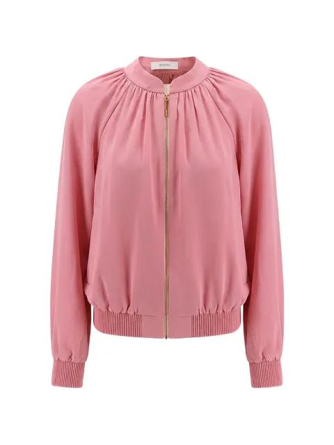 JOSEPH Mira satin-effect bomber jacket