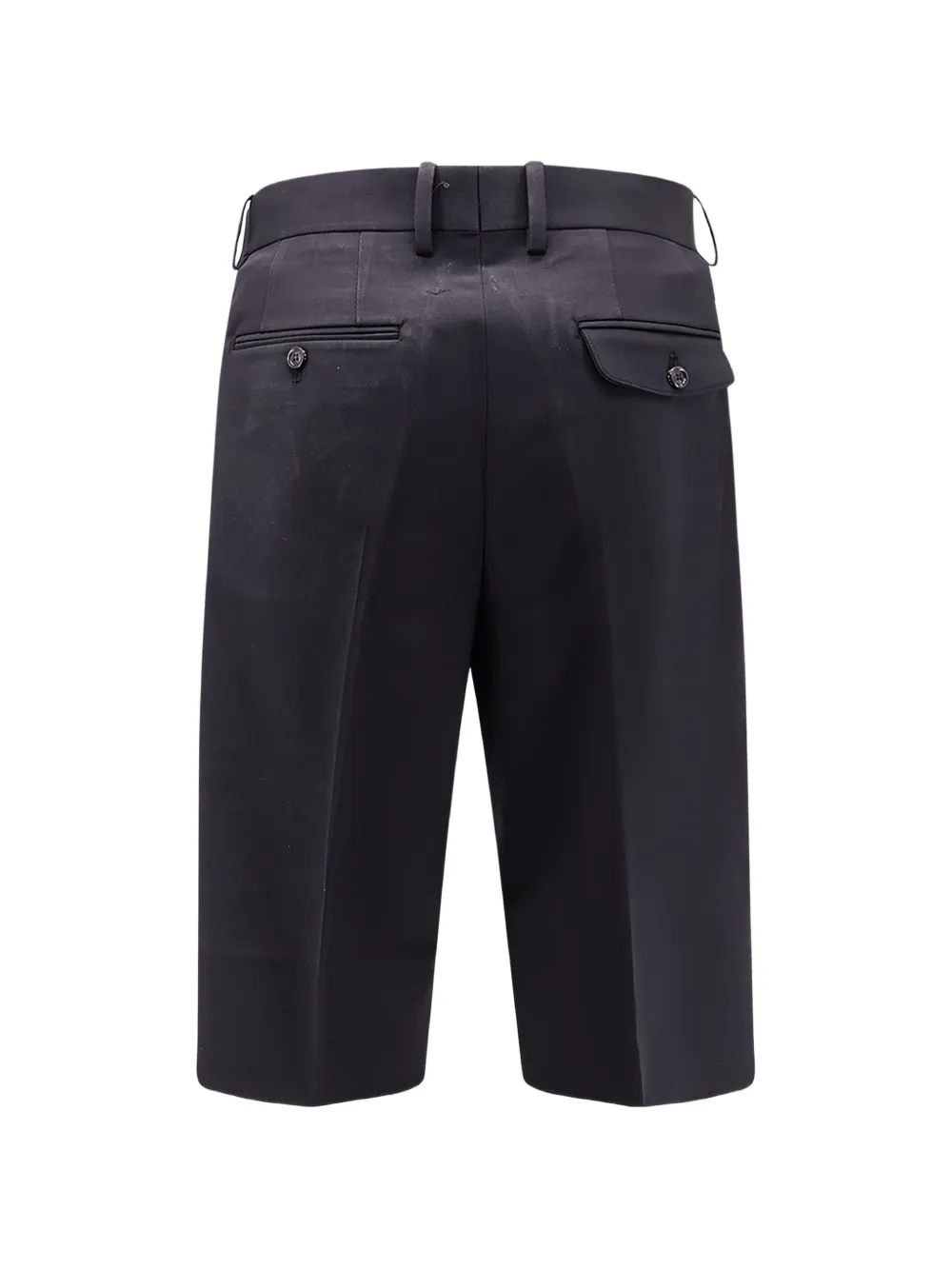 TONYWACK Gerafelde shorts met plooien Blauw